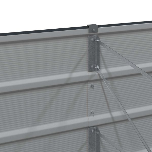 Кашпа Антрацит 240 x 40 x 75 см Стомана
