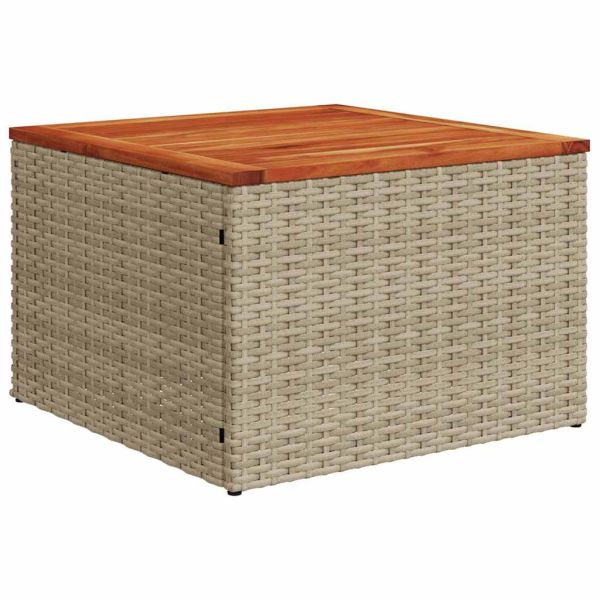 Градински Софа Комплект 8 бр. Бежово полиратан