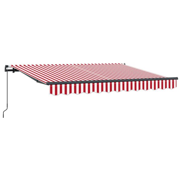 Прибираща се тента Червено 250 x 200 cm текстил