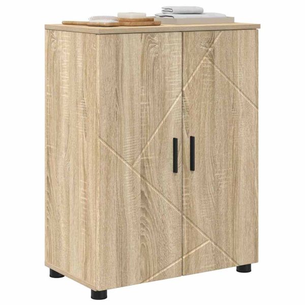 Шкаф за баня Сонома дъб 60 x 35 x 80 см