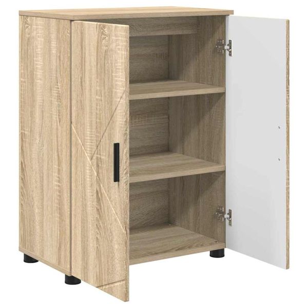 Шкаф за баня Сонома дъб 60 x 35 x 80 см
