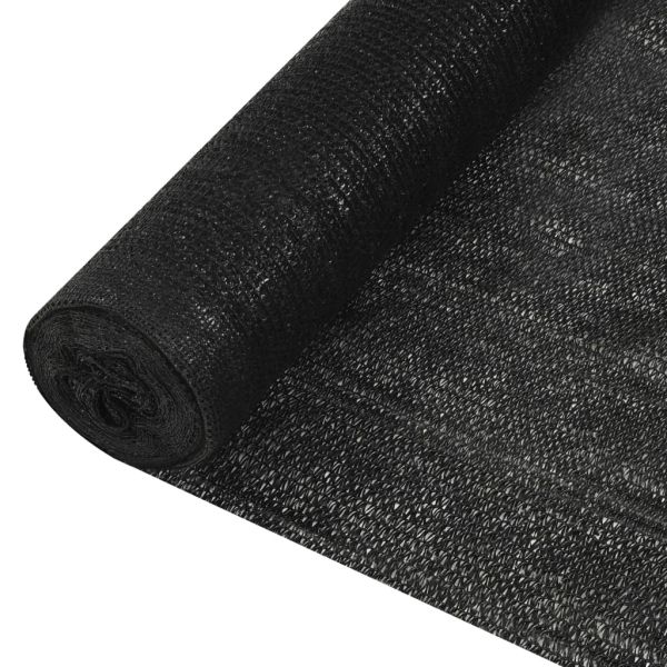 Засенчваща мрежа черна 1x25 м HDPE 150 г/м²