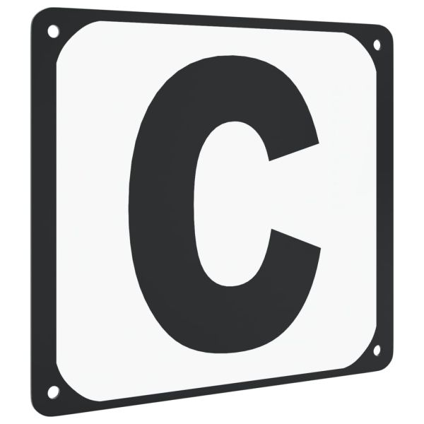 Букви за арена за обездка 12 бр стомана