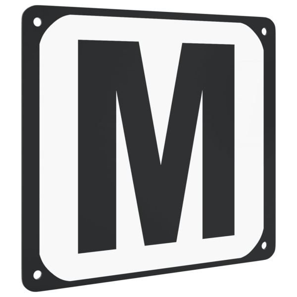 Букви за арена за обездка 12 бр стомана