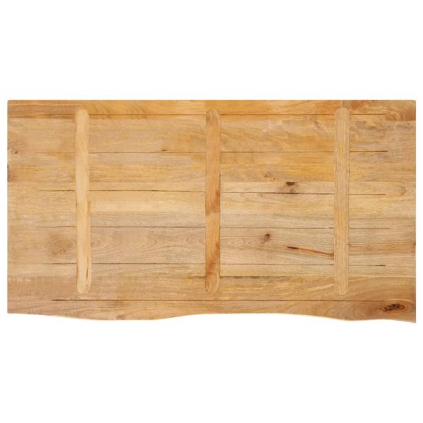 Плот за маса, жив ръб, 100x60x2,5 см, масивно дърво манго