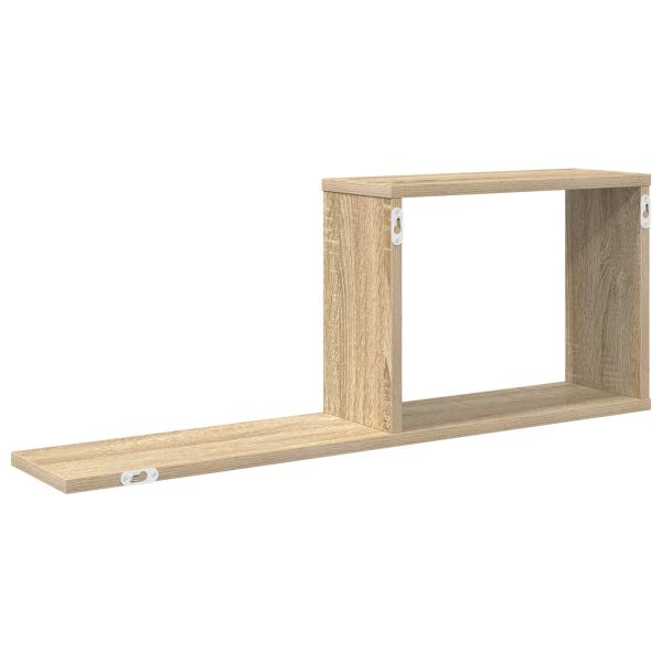 Плаващи рафтове 2 бр. Дъб сонома 80 x 15 x 30 см
