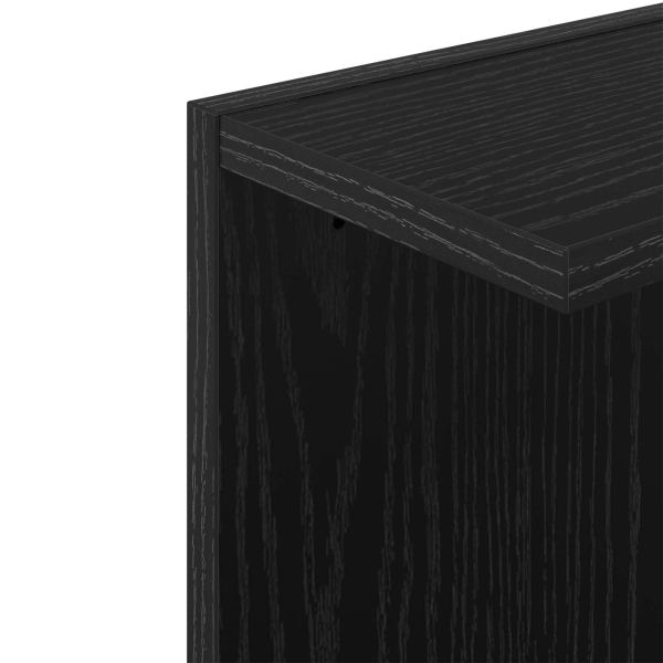 Стенен рафт Черен дъб 25 x 15 x 100 см Инженерна дървесина