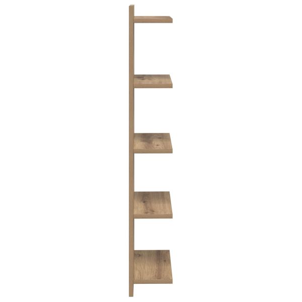 Стенен рафт 2 бр. Дъб артизан 30 x 15 x 100 см