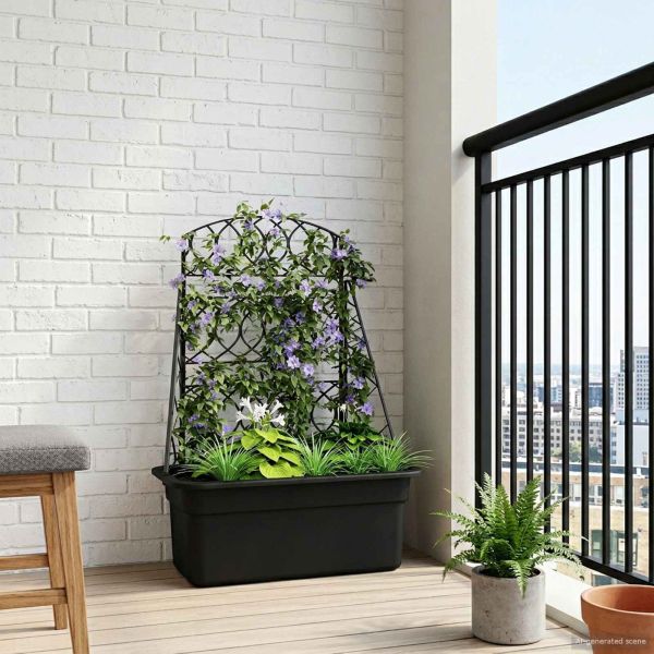 Решетка за контейнери Антрацит 58 x 29 x 78 см ПП