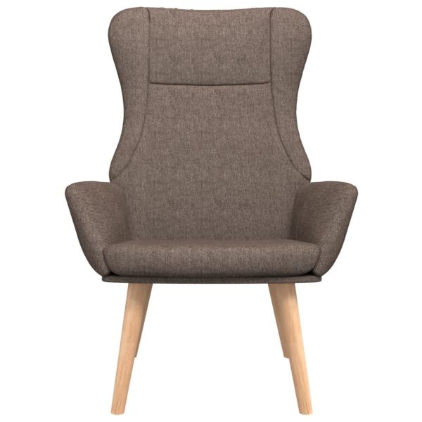 Релакс стол, таупе, текстил