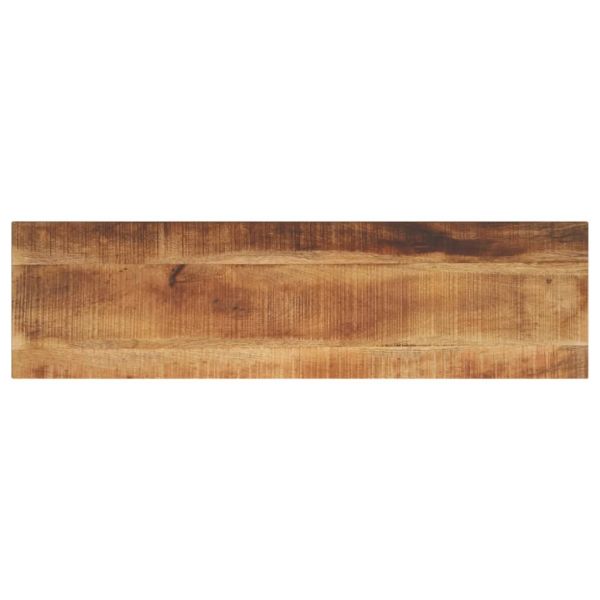 Плот за маса 110x40x2,5см правоъгълен масивно дърво грубо манго