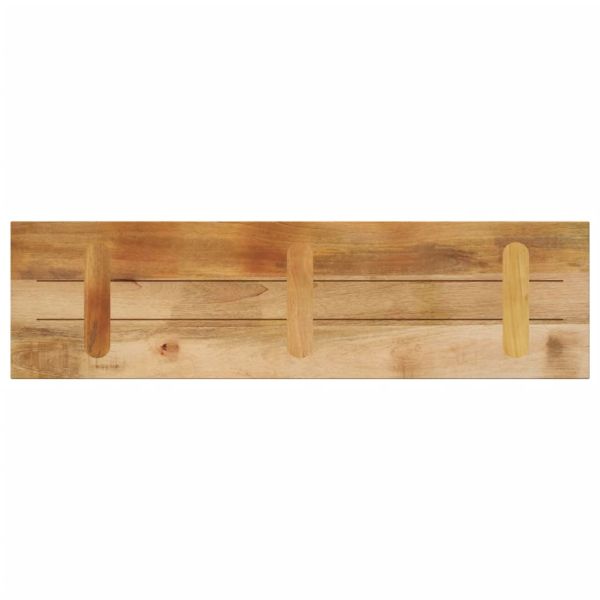 Плот за маса 120x30x2,5 см правоъгълен грубо дърво манго масив