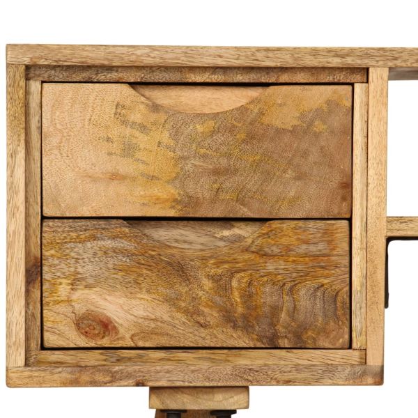 Писалище, мангово дърво масив, 115x47x76 см