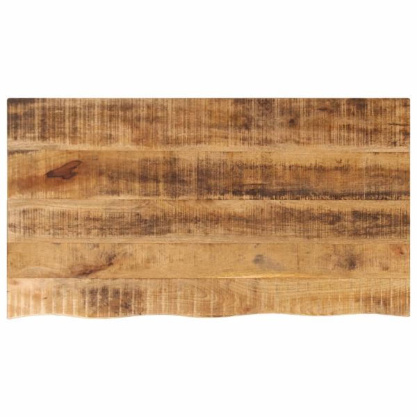 Плот за маса 110x60x3,8cm Жив ръб Масивна дървесина Грубо манго