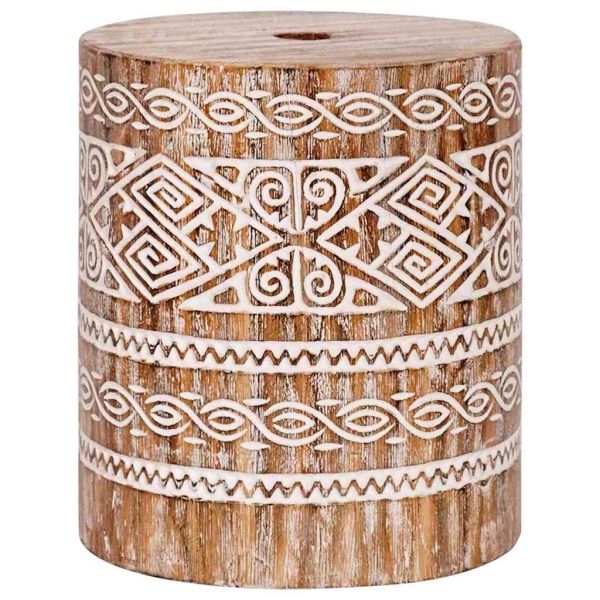 Балийски чадър с основа Кремаво 185 x 185 x 260 см