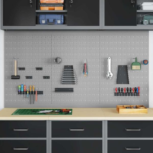 Панел за инструменти 3 бр. Сив 150 x 1 x 80 см