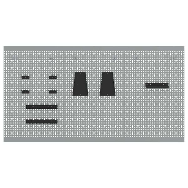 Панел за инструменти 3 бр. Сив 150 x 1 x 80 см
