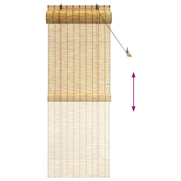 Ролетна щора Натурално 80 x 220 cm Тръстика
