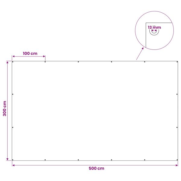 Платно с детайли Зелено 3 x 5 м 90 гсм ПЕ