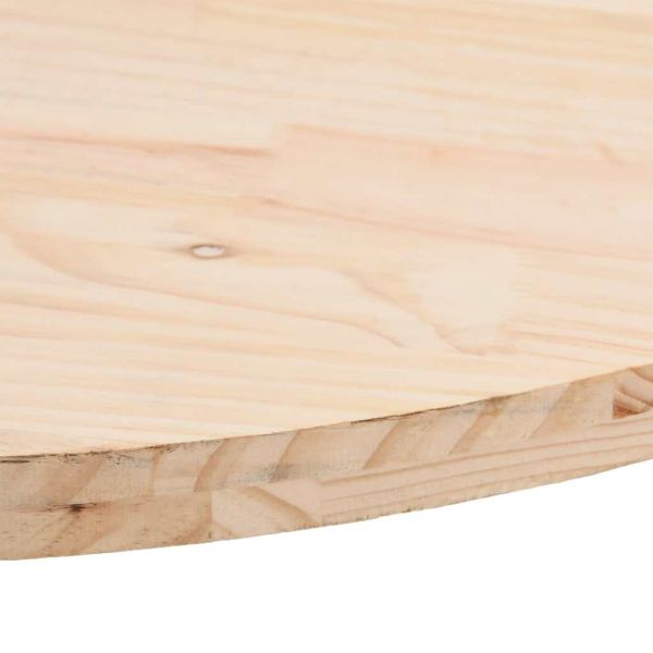 Плот за маса 110x55x2,5 см, масивна дървесина, бор, овален