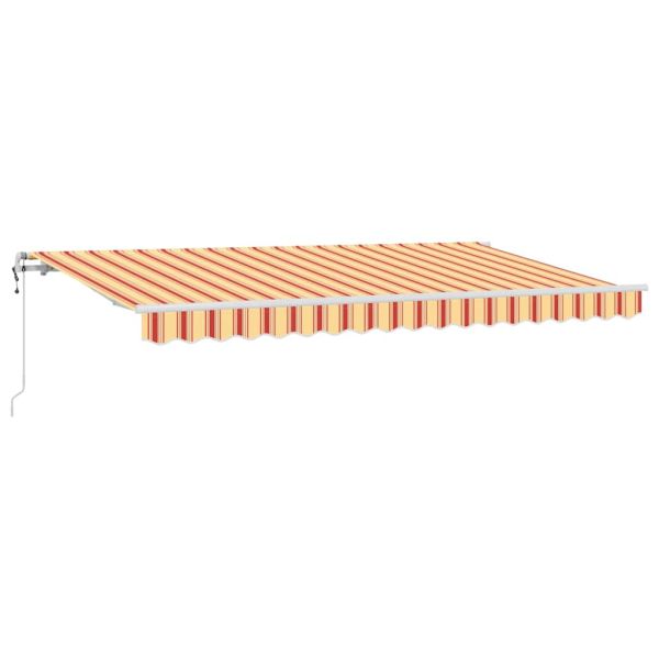Прибираща се тента Жълто 400 x 200 cm текстил