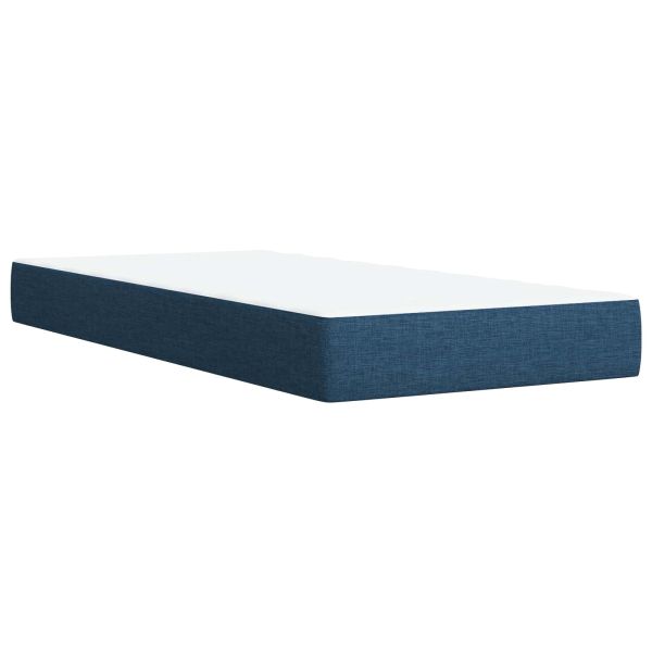 LED легло с матрак с LED ленти Синьо 100 x 200 cm Текстил