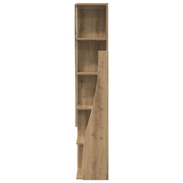 Ъглов шкаф 27,5x27x140см Инженерна дървесина Дъб
