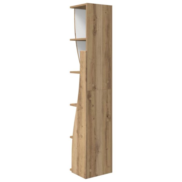 Ъглов шкаф 27,5x27x140см Инженерна дървесина Дъб