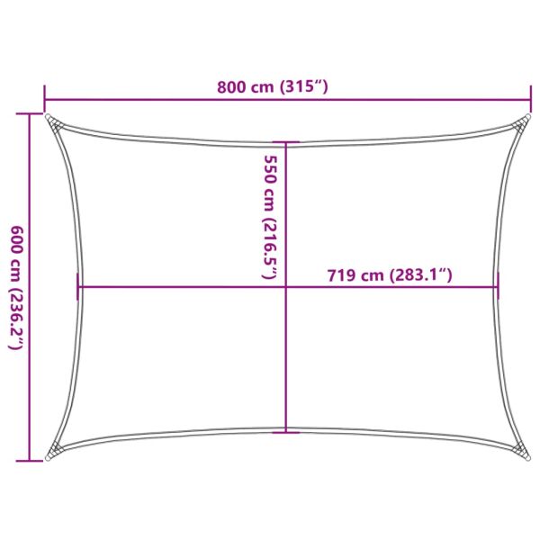 Платно-сенник, 160 г/м², теракота, 6x8 м, HDPE