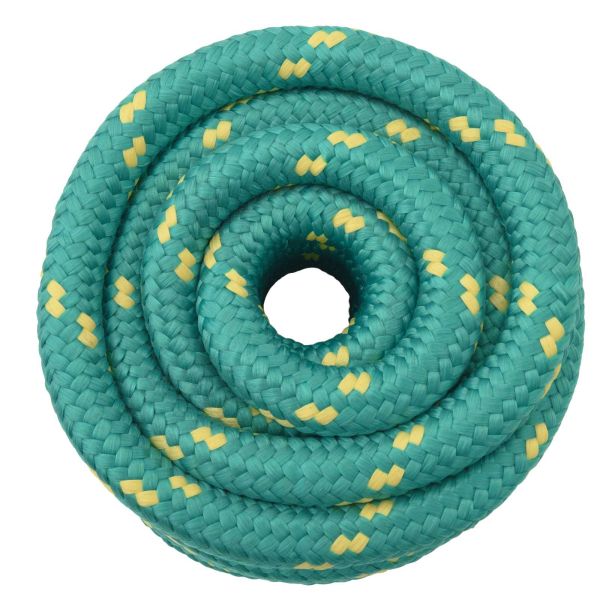 Въже за лодка 6 mm 5 m Зелено