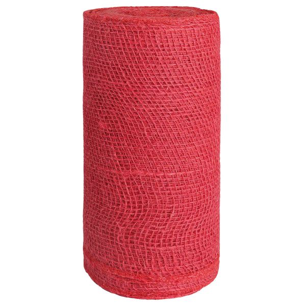 Ролка от Джут 25 x 1000 см Червено