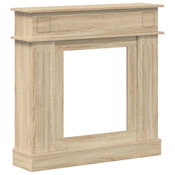 Рамка за камина Дъб сонома 102 x 26 x 100 см