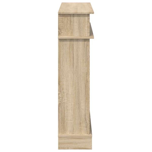 Рамка за камина Дъб сонома 102 x 26 x 100 см