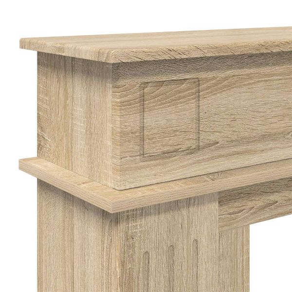 Рамка за камина Дъб сонома 102 x 26 x 100 см