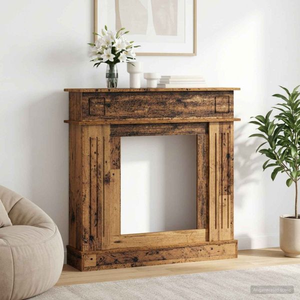 Рамка за камина Старо дърво 102 x 26 x 100 см