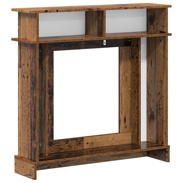 Рамка за камина Старо дърво 102 x 26 x 100 см