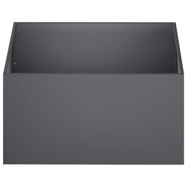Градинска саксия Антрацит 80 x 80 x 40 cm
