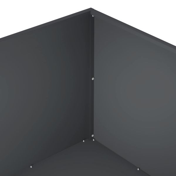 Градинска саксия Антрацит 80 x 80 x 40 cm