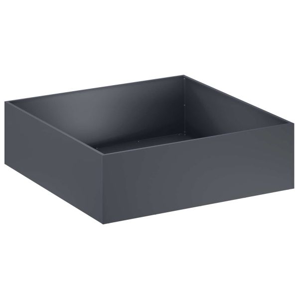 Градинска саксия Антрацит 80 x 80 x 30 cm