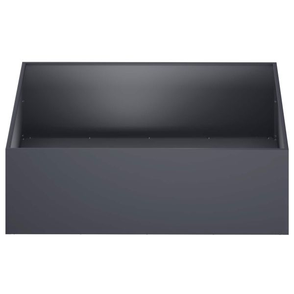 Градинска саксия Антрацит 80 x 80 x 30 cm