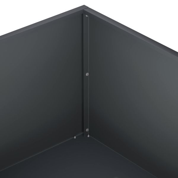 Градинска саксия Антрацит 80 x 80 x 30 cm