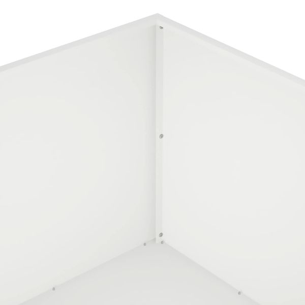 Градинска саксия Бяло 100 x 100 x 40 cm