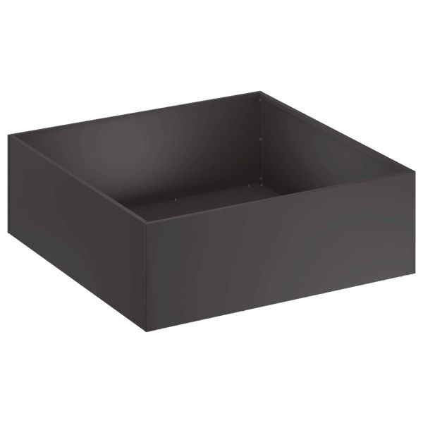 Градинска саксия Черно 60 x 60 x 20 см