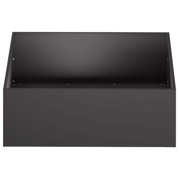 Градинска саксия Черно 60 x 60 x 20 см
