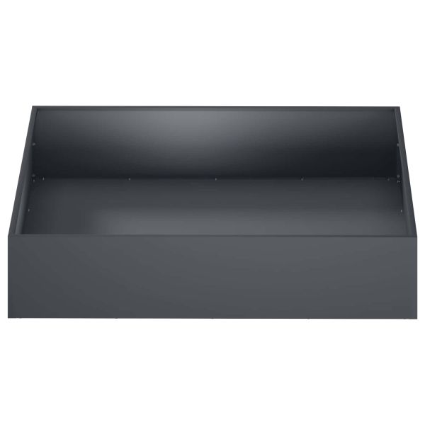 Градинска саксия Антрацит 80 x 80 x 20 cm