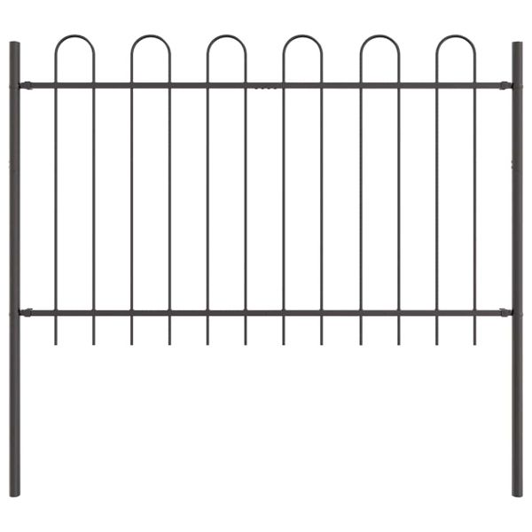 Градска ограда BOXTEL 7 бр. 11,9 x 1 м Сив