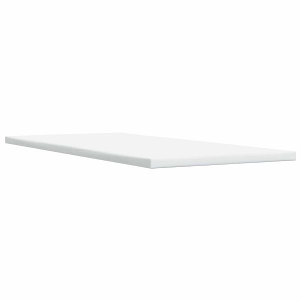 Континентално легло с матрак Синьо 90 x 190 cm Текстил