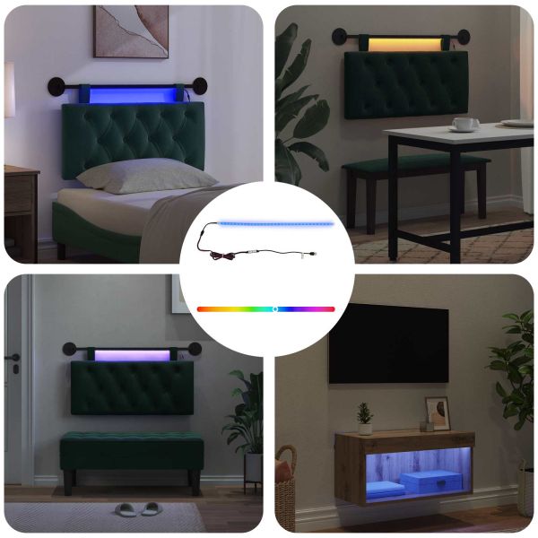 LED лента 55 cm Многоцветен ПВЦ