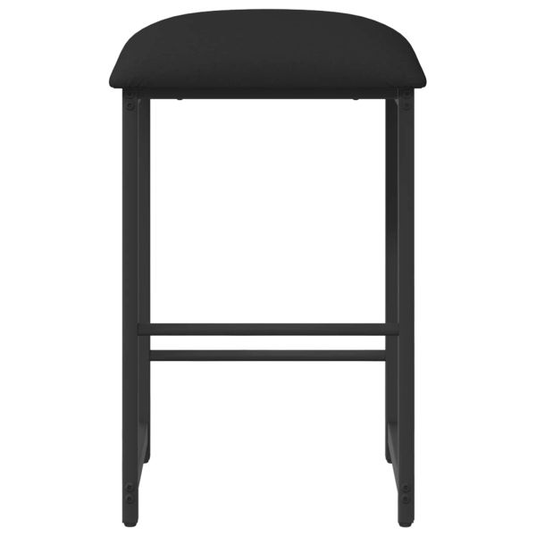 Бар стол Черно 40 x 32 x 64 см Инженерна дървесина
