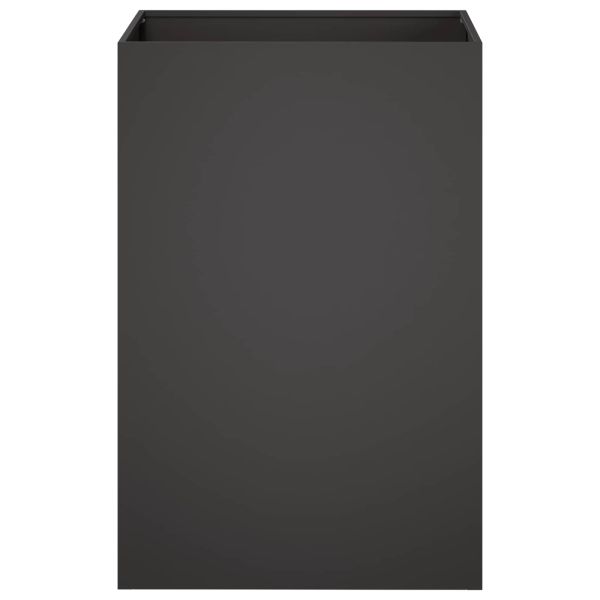 Градинска саксия Черно 50 x 50 x 75 cm